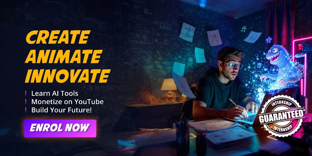 Create Animate Innovate Banner